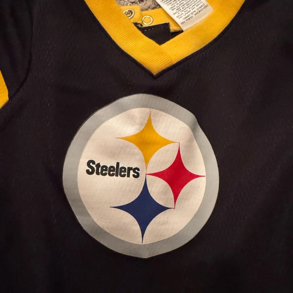 NFL Black and Yellow Diaper Cover Set